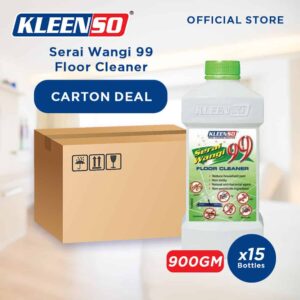 [Carton Deal] Kleenso Serai Wangi 99 Floor Cleaner - 15 bottles