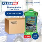 [Carton Deal] Kleenso Biodegradable Car Wash 1 L - 12 bottles