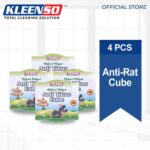 [Bundle of 4] PESSO Eco Anti-Rat Tikus Cube Repellent Natural Vinegar - Rat Repellent, Rodent Repellent, Natural Pest Repeller