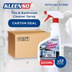 [Carton Deal] Kleenso Tiles & Bathroom Cleaner 500ML - 12 bottles for Tile, Wall, Basin