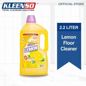Kleenso 2.2L Lemon Kill Germs with Benzakonium Floor Cleaner - 2.2L (Litre)