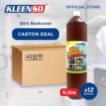 [Carton Deal] Kleenso Dirt Remover 1L (Brown) - 12 bottles Bathroom Cleaners Suitable for Marble and Terrazo