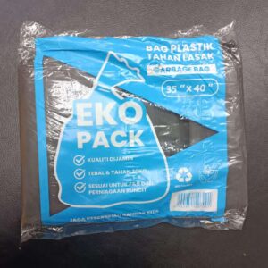 Kleenso Eko Pack 35" x 40" Black Garbage Bag (8pcs per pkt)